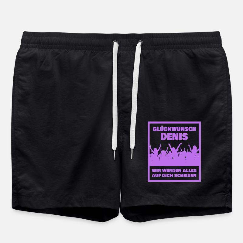 Gift for Denis - Swim Trunks - black