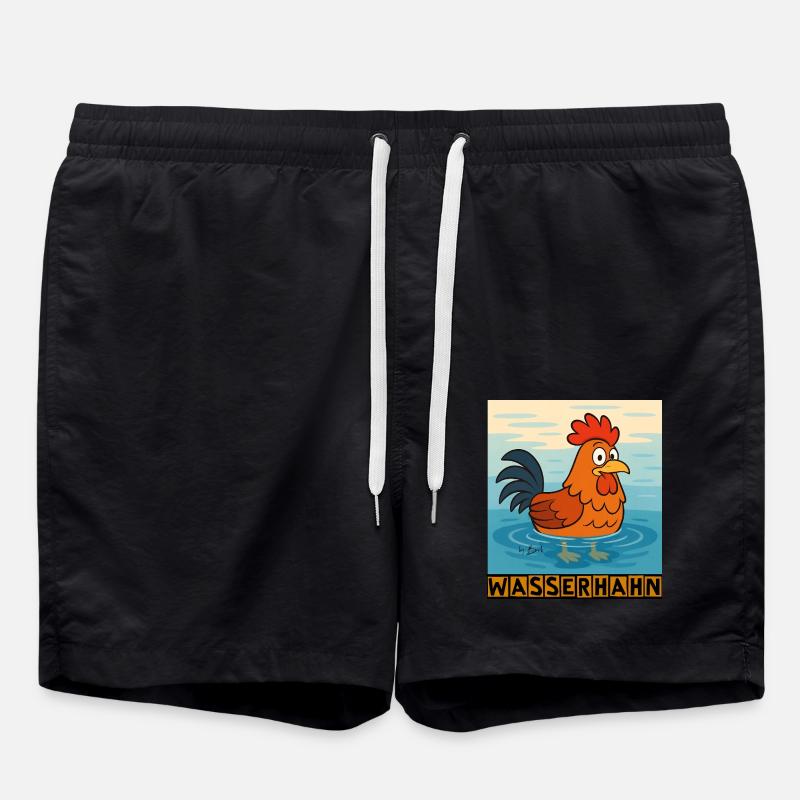 Faucet by Rico Beck - Swim Trunks - black