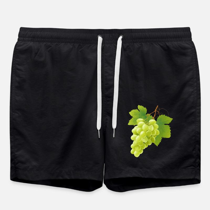 green grapes - Swim Trunks - black