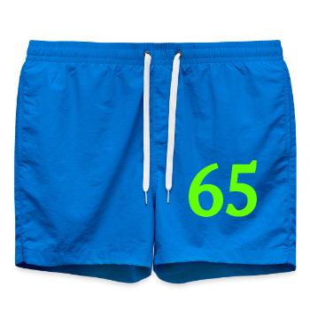 Number 65 - Swim Trunks - cobalt blue - Front