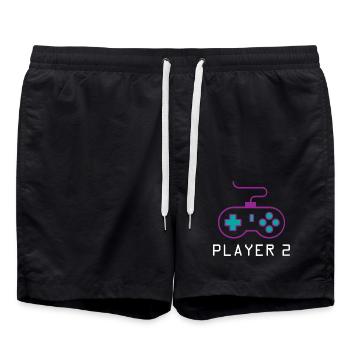 Joueur 2 Joueur - Short de bain - noir - Devant - AI Model Male 185 light (185cm)