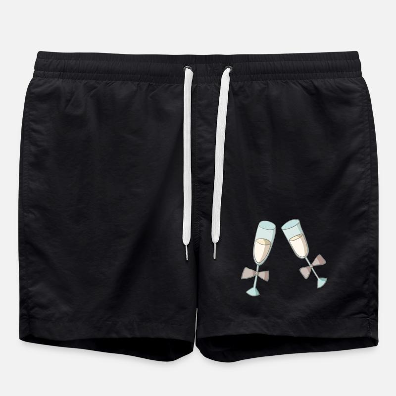 Sekt - Swim Trunks - black