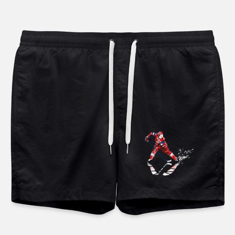 hockey - Short de bain - noir