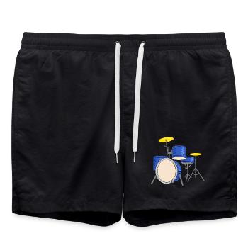 percussion - Short de bain - noir - Devant - AI Model Male 185 light (185cm)