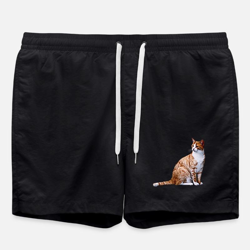 Chat chat chat Cat Cat - Short de bain - noir