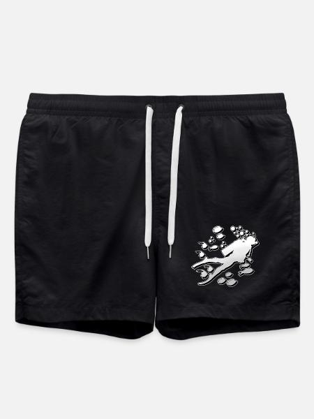 Diving Divers - Swim Trunks - black