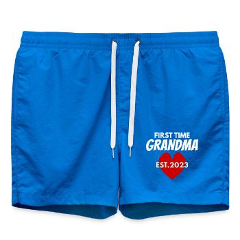Grandma for the first time - Grandma 2023 - Swim Trunks - cobalt blue - Front