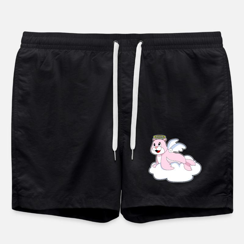 Nuages de phoque Ange - Short de bain - noir