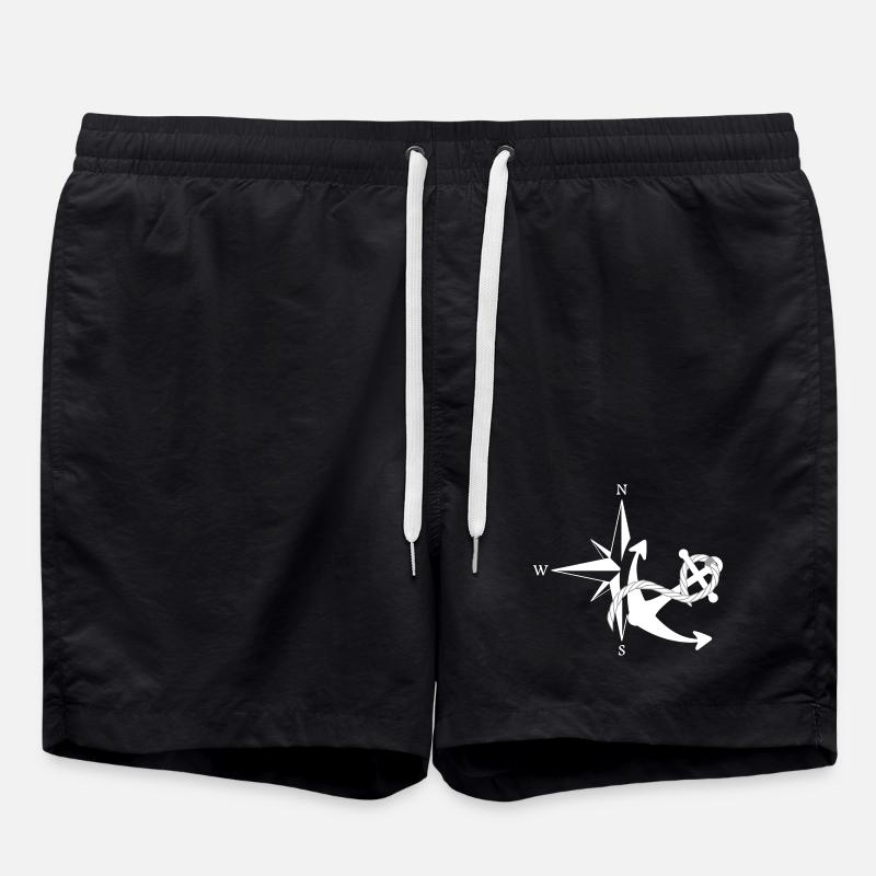 Anker & Seerose - Badeshorts - Schwarz