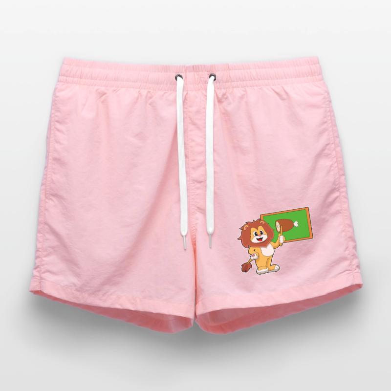 Löwe Lehrer Pointer Fleisch Badeshorts