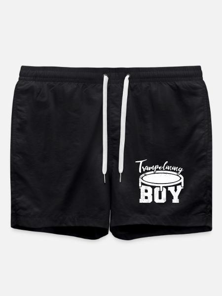 Trampoline Jumper Boy - Swim Trunks - black