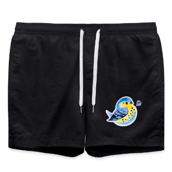 Meise - Badeshorts - Schwarz - Vorne - AI Model Male 185 light (185cm)