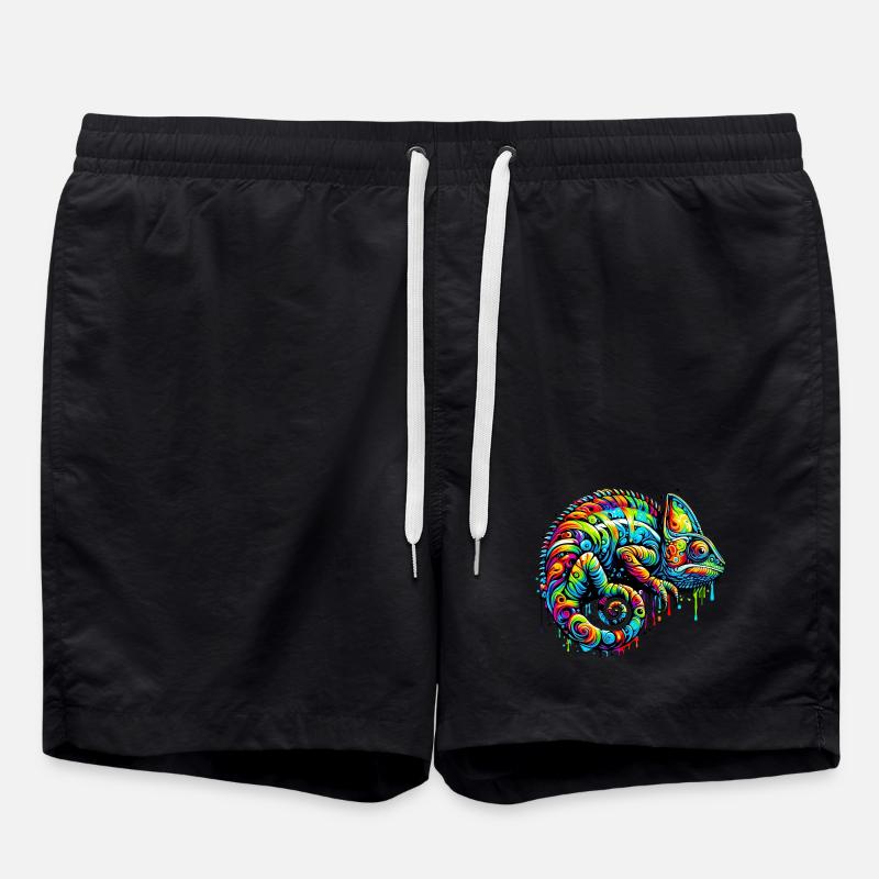 Chameleon - Swim Trunks - black