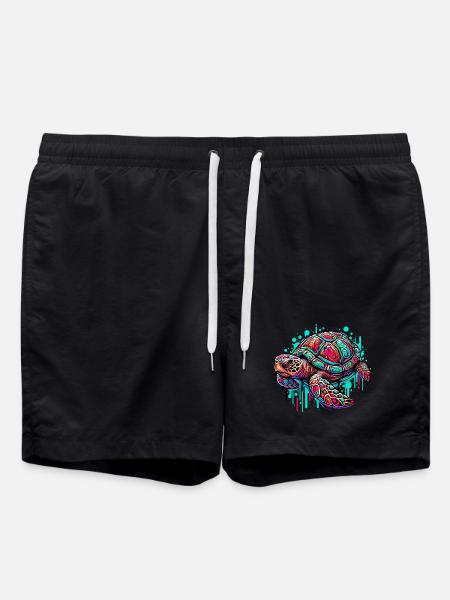 Turtle - Swim Trunks - black