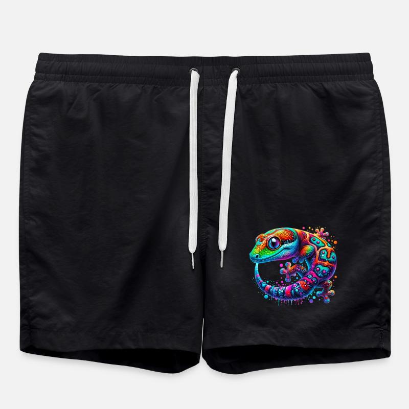 Gecko - Badeshorts - Schwarz
