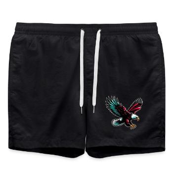 Eagle - Swim Trunks - black - Front - AI Model Male 185 light (185cm)