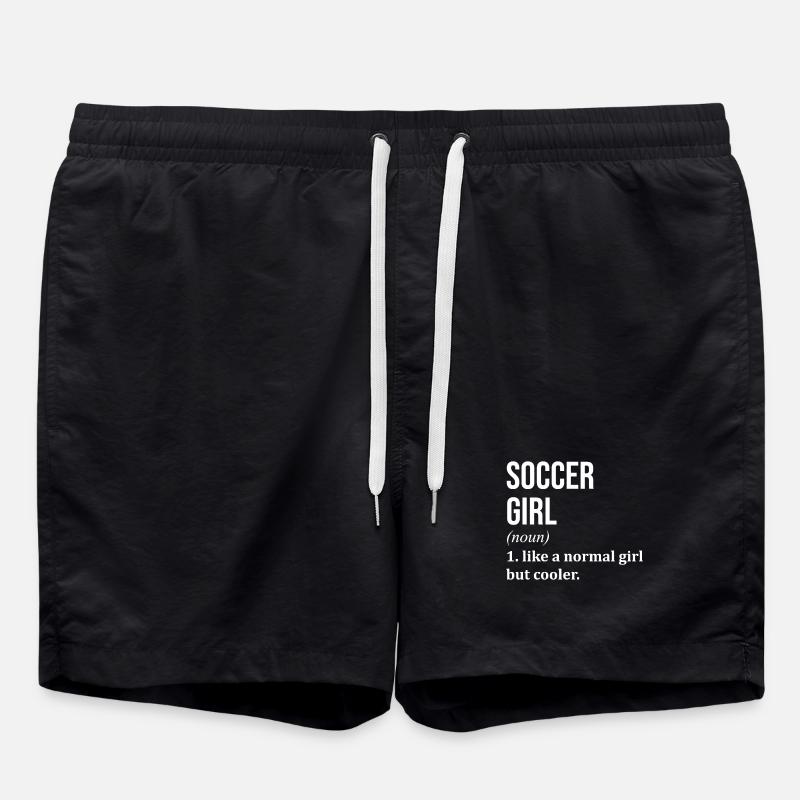 Fußball - Badeshorts - Schwarz