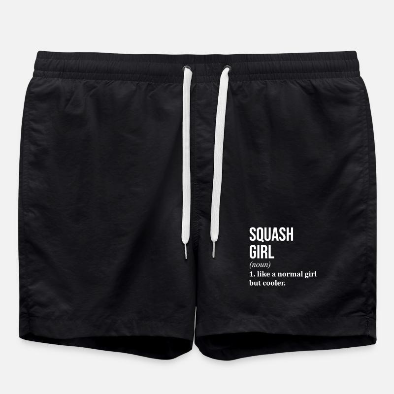 Squash - Swim Trunks - black