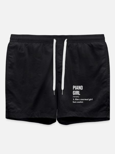 Piano - Swim Trunks - black