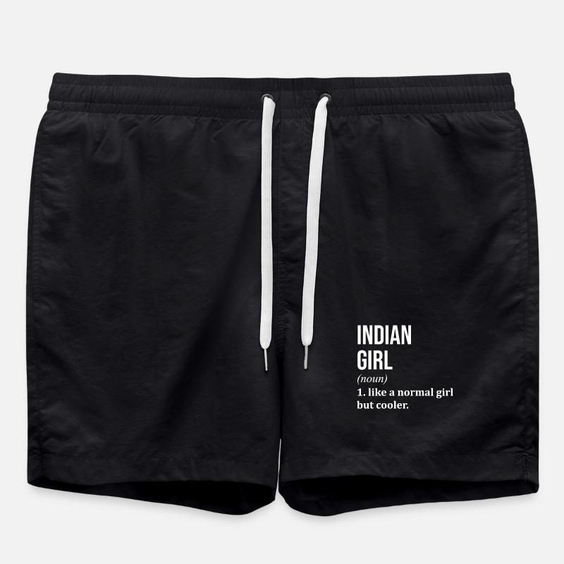 Inde - Short de bain - noir