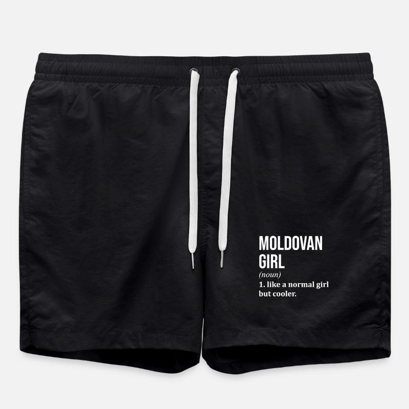 Moldova - Swim Trunks - black