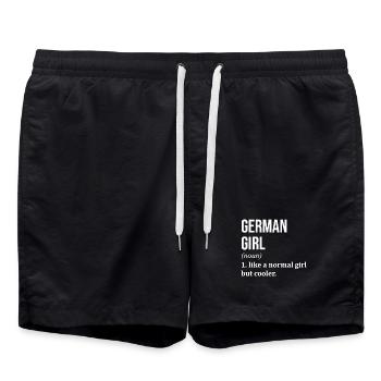 Germany Germany Germany - Swim Trunks - black - Front - AI Model Male 185 light (185cm)
