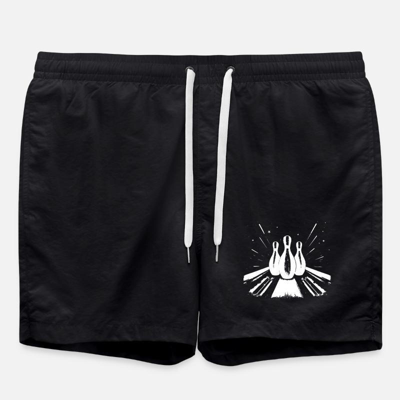 Bowling - Swim Trunks - black