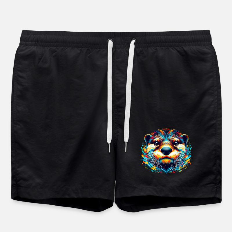 Otter - Badeshorts - Schwarz