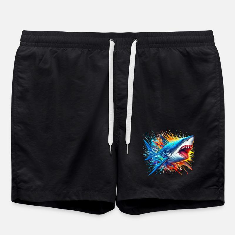 Shark - Swim Trunks - black