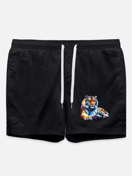 Tiger - Swim Trunks - black