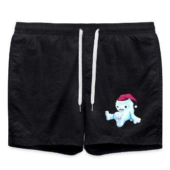 Poupée de Noël - Short de bain - noir - Devant - AI Model Male 185 light (185cm)