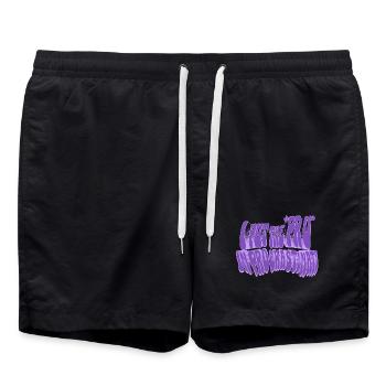 Pro de la procrastination - Short de bain - noir - Devant - AI Model Male 185 light (185cm)