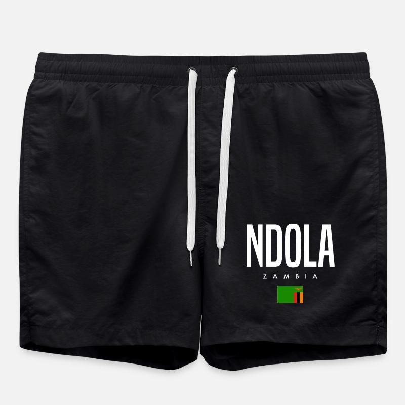 Ndola, Zambie - Short de bain - noir