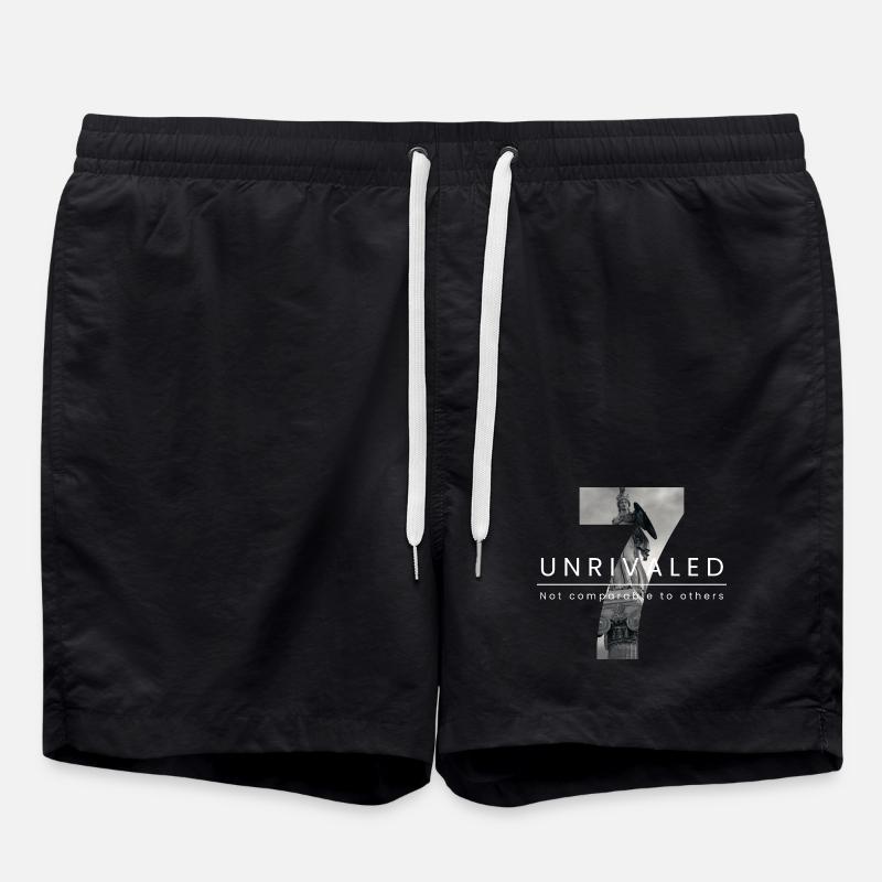 Incomparable hero figure design - Swim Trunks - black