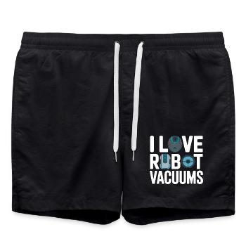 J’adore les aspirateurs robots aspirateurs robots - Short de bain - noir - Devant - AI Model Male 185 light (185cm)