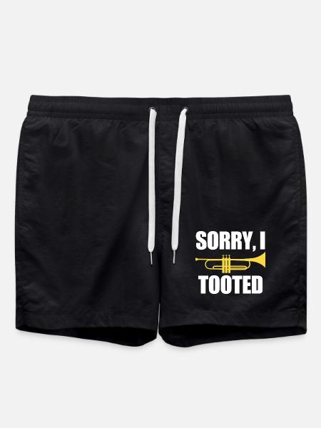 Trompette Désolé d’avoir sonné - Short de bain - noir