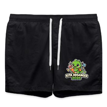 Kita Abgänger 2026 Kinder Geschenk - Badeshorts - Schwarz - Vorne - AI Model Male 185 light (185cm)