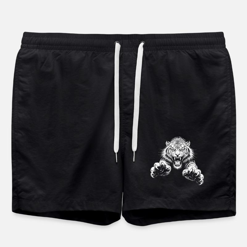 Tiger - Swim Trunks - black