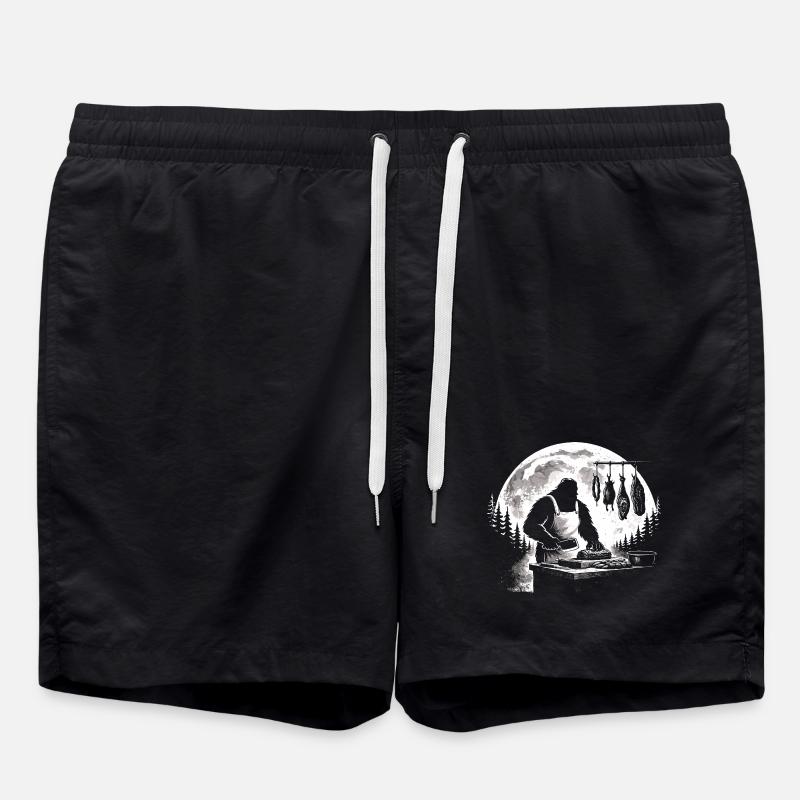 Bigfoot Metzger - Badeshorts - Schwarz
