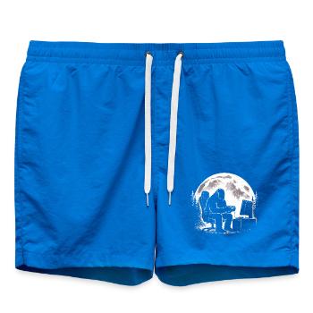 Bigfoot Gamer - Swim Trunks - cobalt blue - Front