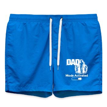 Cadeau du Papa Enfant Shirt Activé en Mode Papa - Short de bain - cobalt blue - Devant