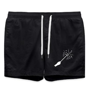 Star Magic Wand - Swim Trunks - black - Front - AI Model Male 185 light (185cm)