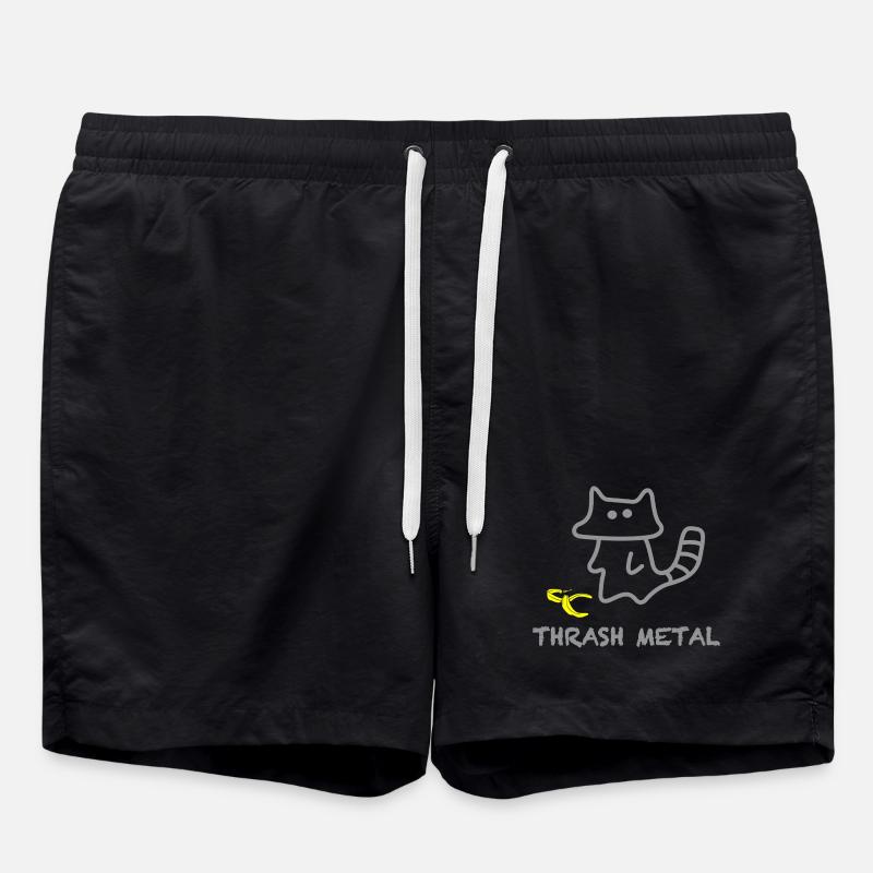 Katzengeist Banana Thrash Metal - Short de bain - noir