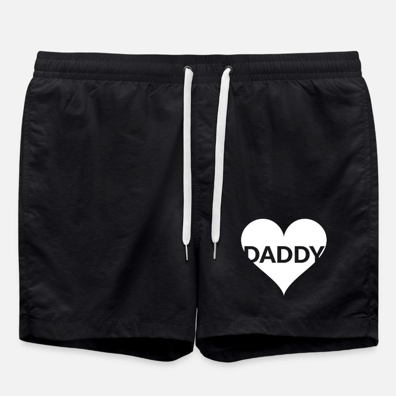 Cadeau du cœur de papa - Short de bain - noir