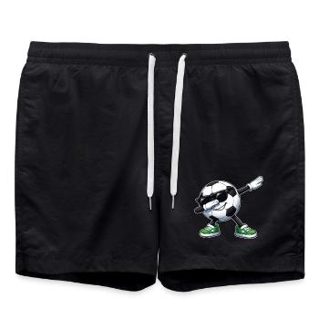 Football de dab - Short de bain - noir - Devant - AI Model Male 185 light (185cm)