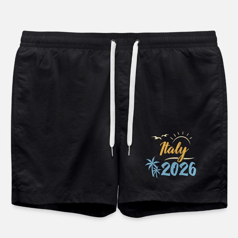 Italy 2026 - Swim Trunks - black