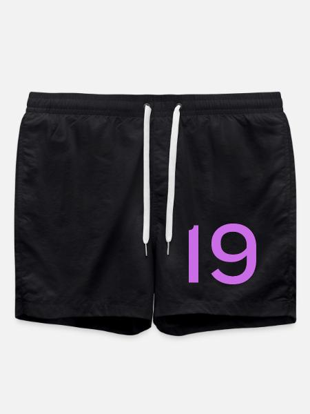19 - Short de bain - noir