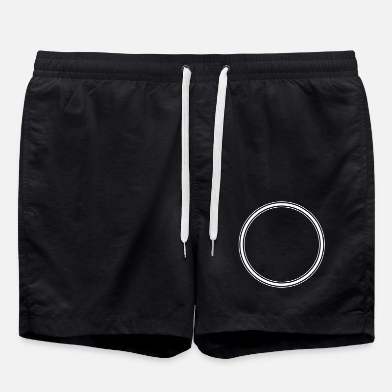 Circle Icon - Swim Trunks - black