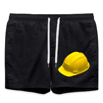 helmet - Swim Trunks - black - Front - AI Model Male 185 light (185cm)
