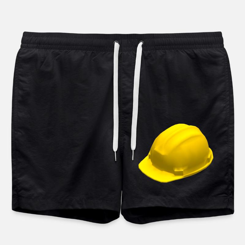 casque - Short de bain - noir